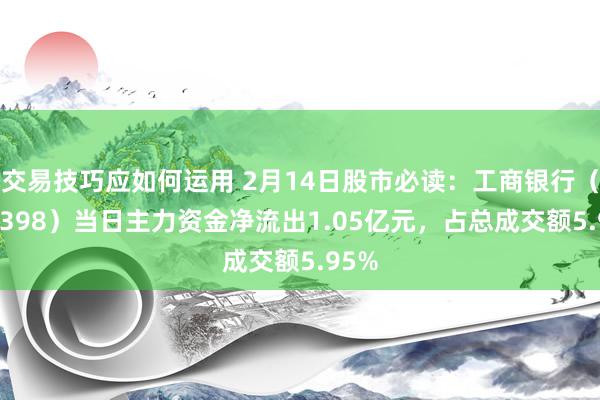 交易技巧应如何运用 2月14日股市必读：工商银行（601398）当日主力资金净流出1.05亿元，占总成交额5.95%